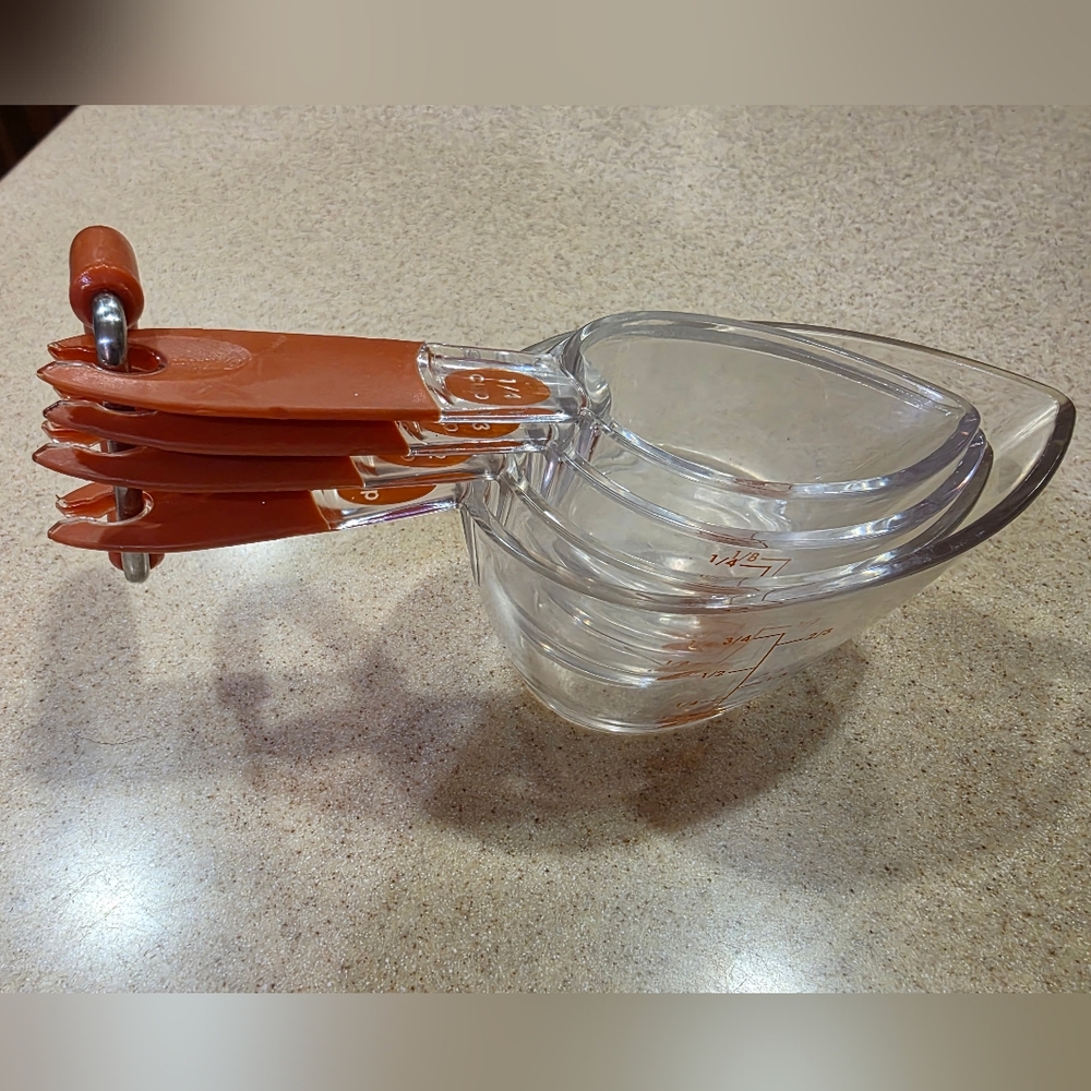 Wilton MEASURING SPOONS Scoop It Cups 4 Piece Set - Picture 3 of 4